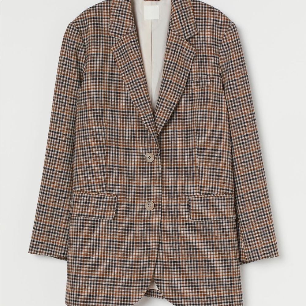 H&M Checked Blazer, popular item for the season✨